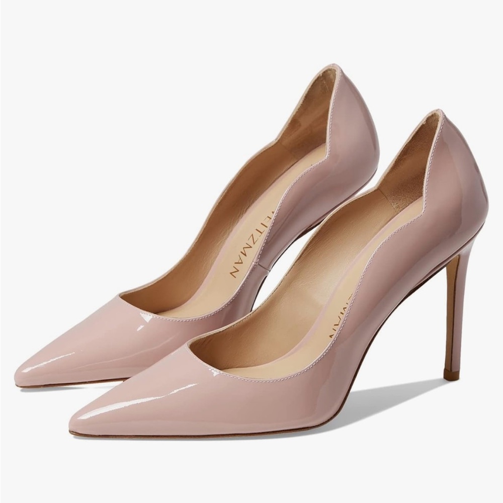 Stuart Weitzman Scallop Pump in Ballet